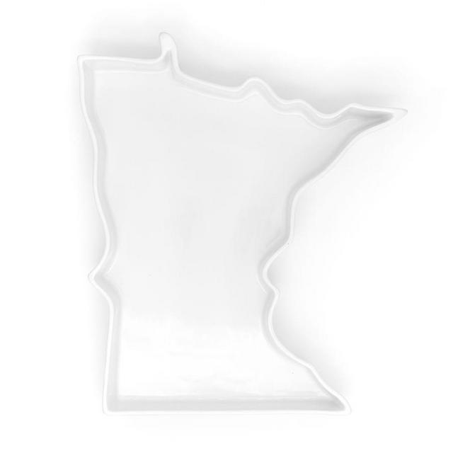 Lark Handmade Porcelain State Platter, Minnesota