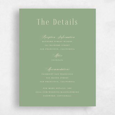 Pale Jade, Green Wedding Enclosure - Anthea