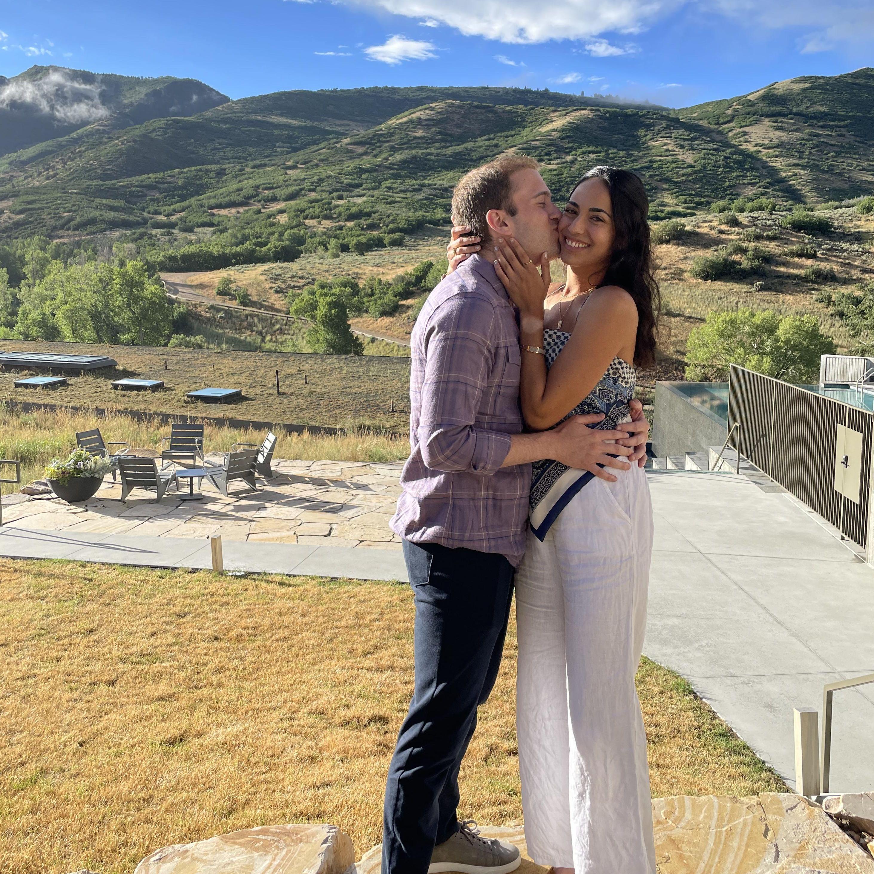 Our first time at the hotel in Park City where Ari ended up proposing a year later!