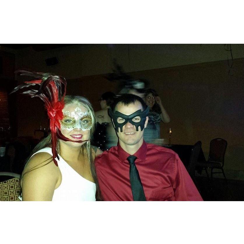 The first and only time Jesse dressed up for a derby formal.