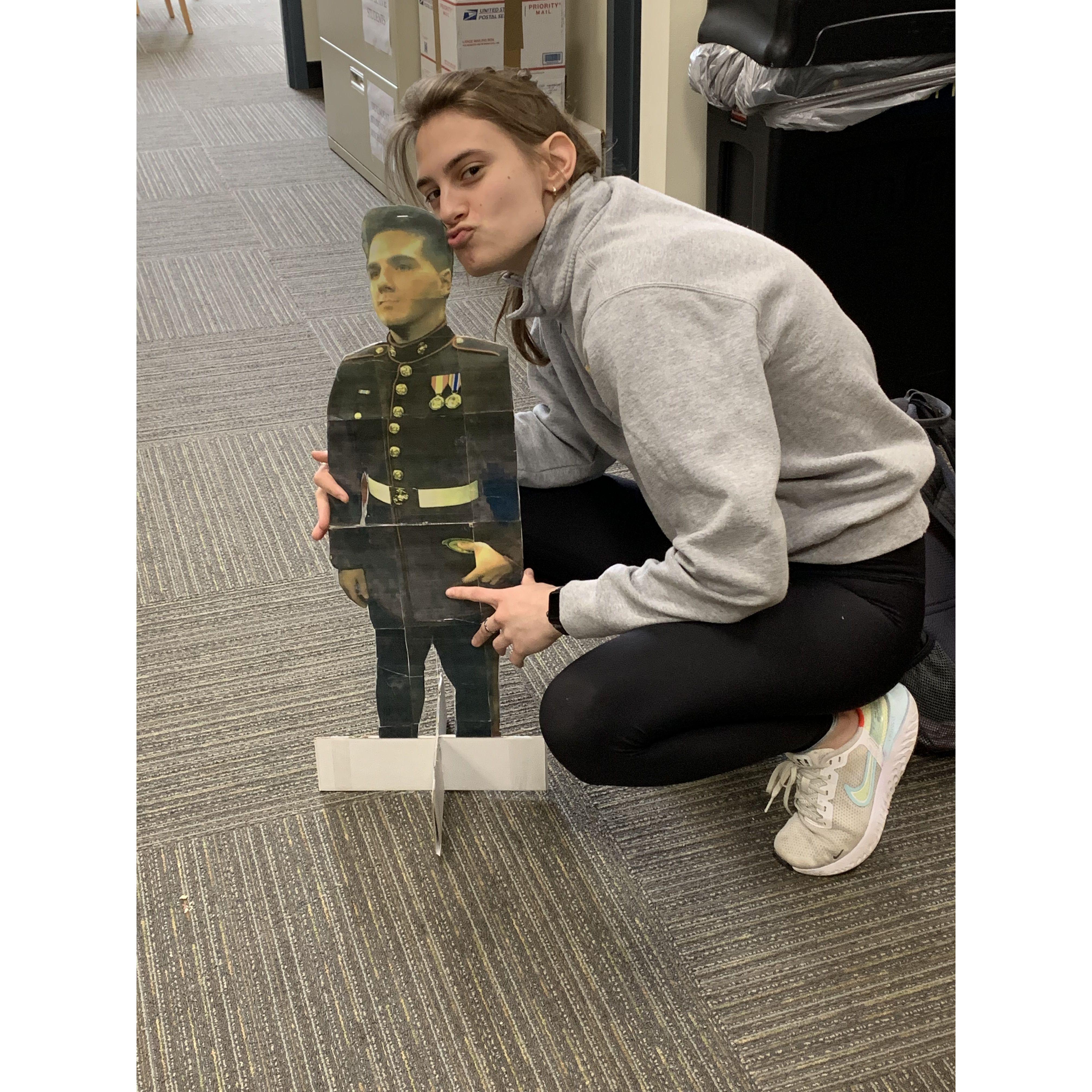 The Clark Mascot of OVS (where we met)