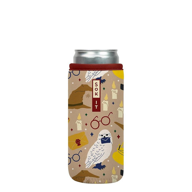 Sok It CanSok Sleeve for Beer & Soda Insulated Neoprene Cover (Horcrux, 12oz Slim Can Sleeve)