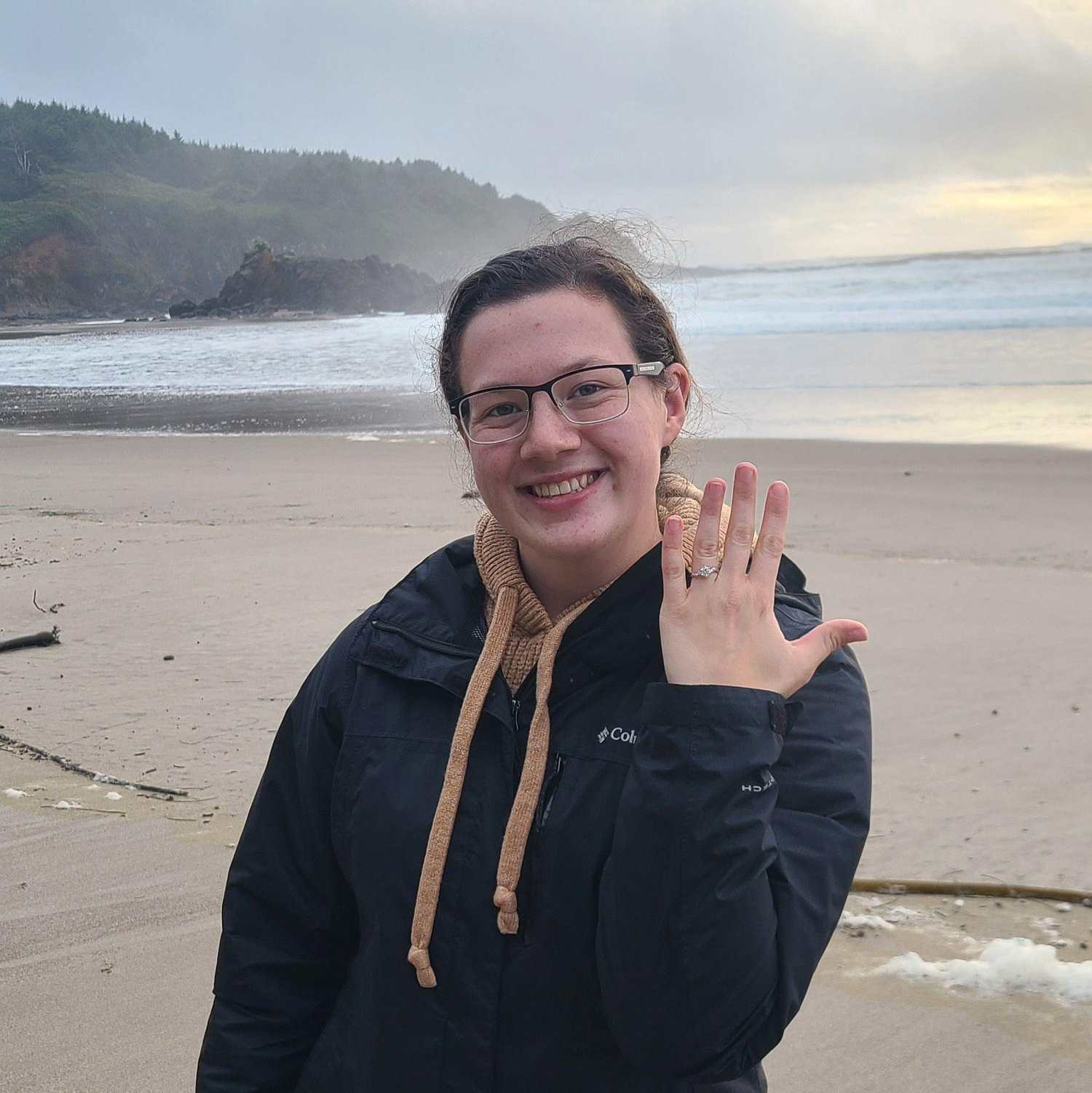 Engagement on the Oregon Coast