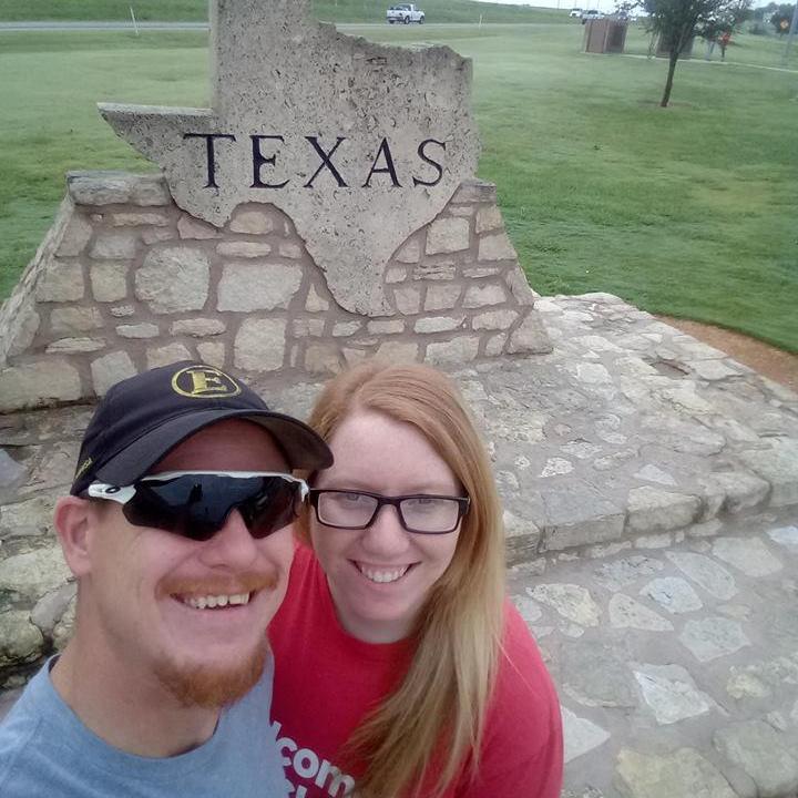 John's first time in Texas!