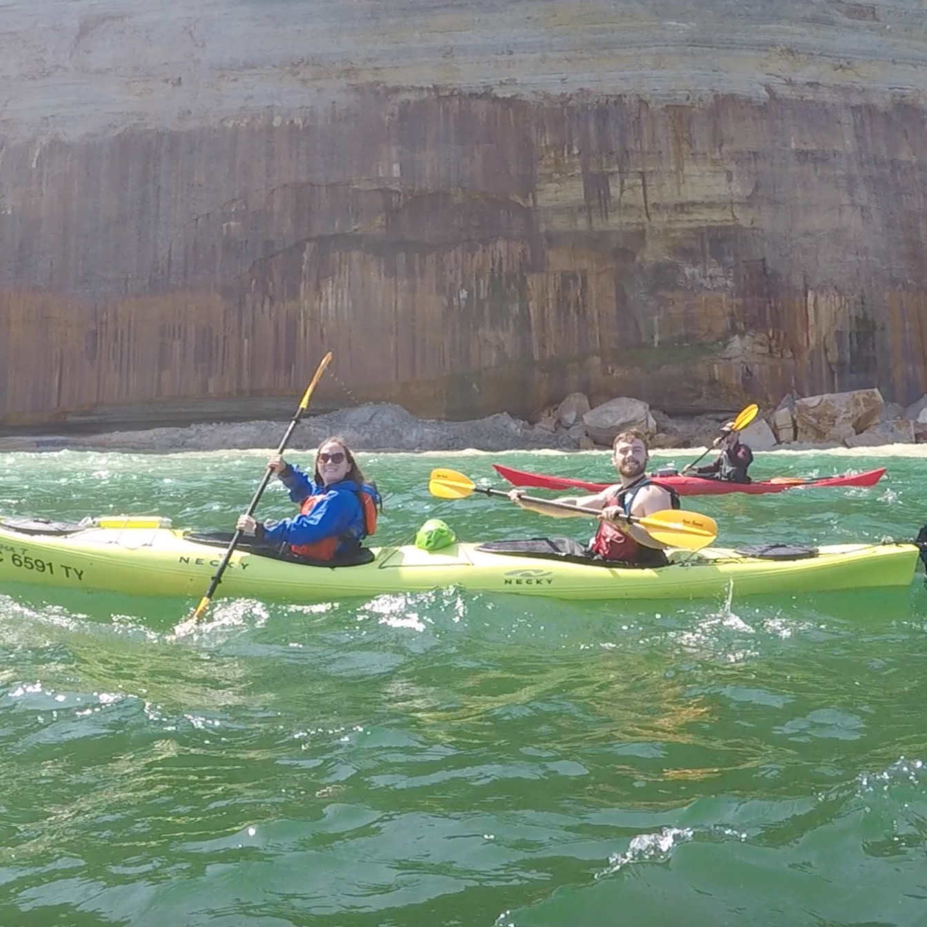 Kayaking the Pictured Rocks