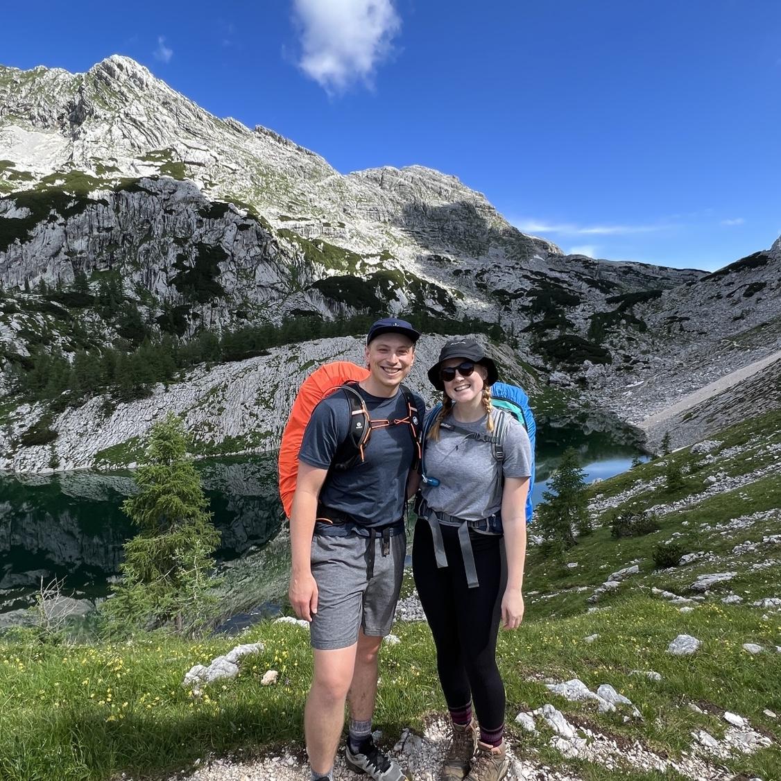 Final day of Slovenia trek - the sun came out! July 2023.