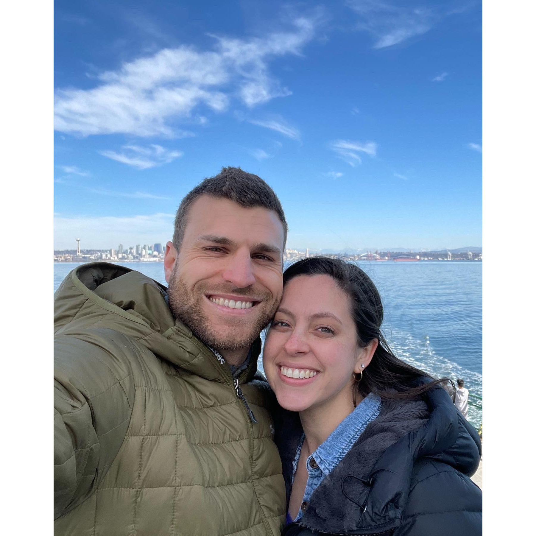 Celebrating Matt's 30th birthday in Seattle!