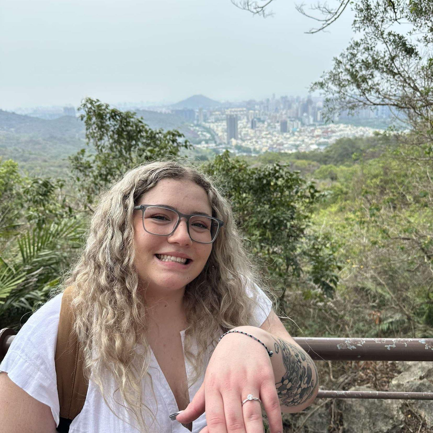 Look at that view and the ring!