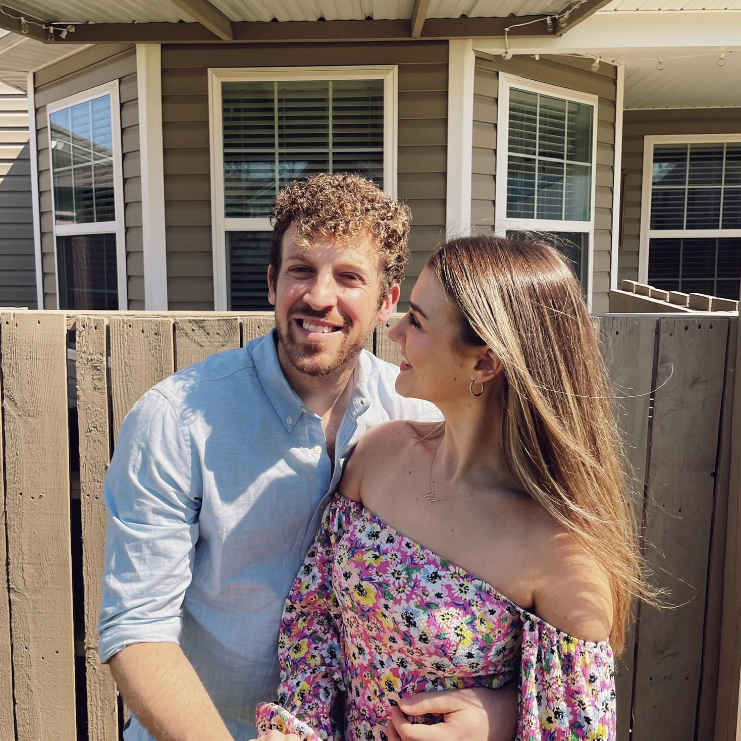 Our first Easter together, April, 2023.
