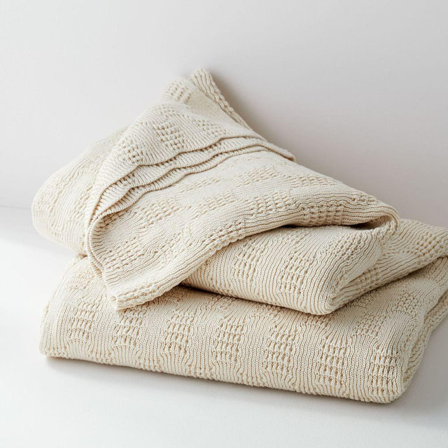 Made*Here New York 100% Cotton New Wave Lightweight Throw