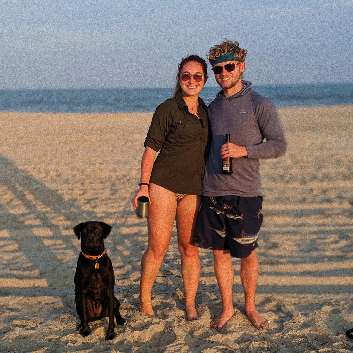 Brians birthday in Assateague