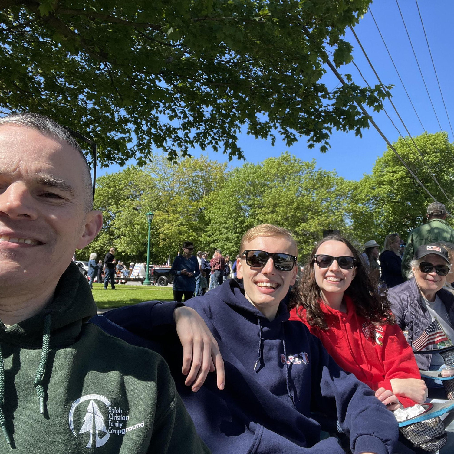 Ben attends the Fabius Memorial Day parade for the first time!
