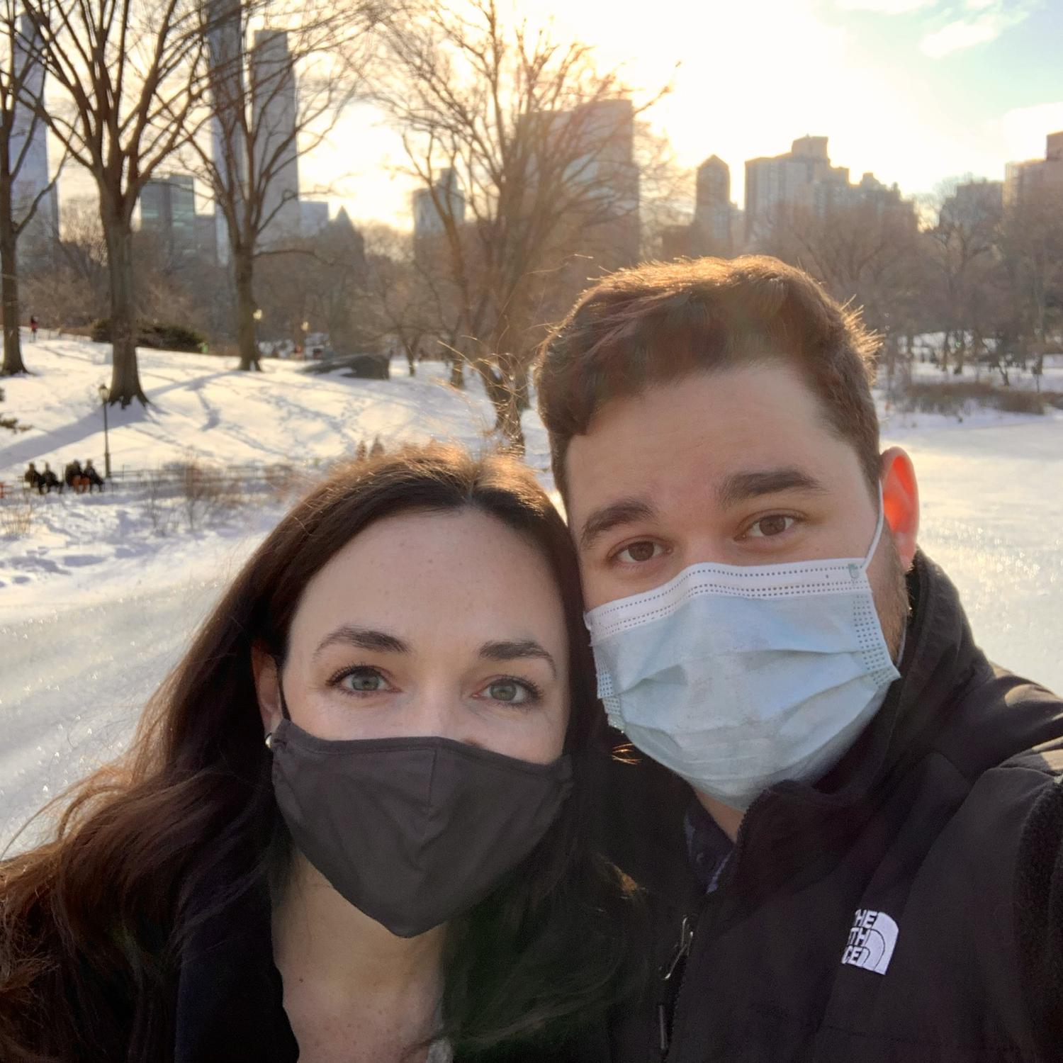 Our first photo together! We spent the afternoon walking through Central Park which has become our favorite thing to do together.