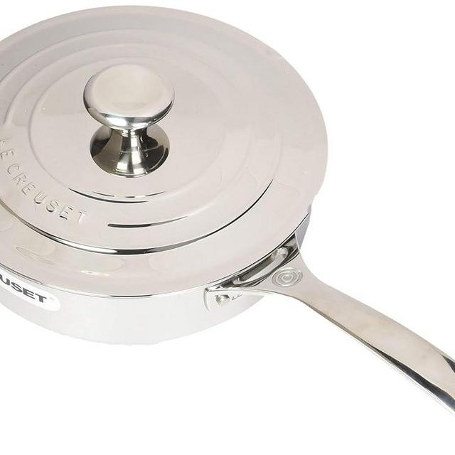 Le Creuset Tri-Ply Stainless Steel Saute Pan, 3 qt.
