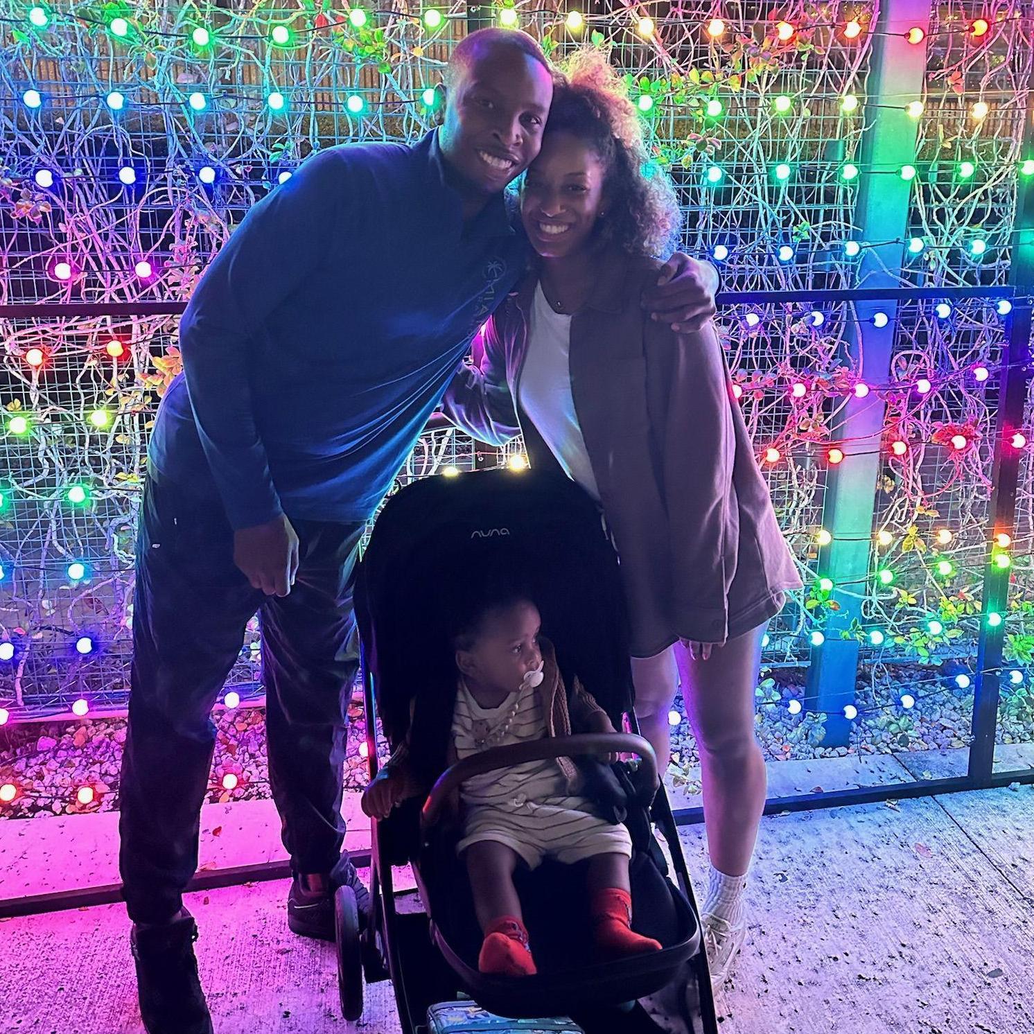 First trip to the Miami Zoo to see the Christmas lights!