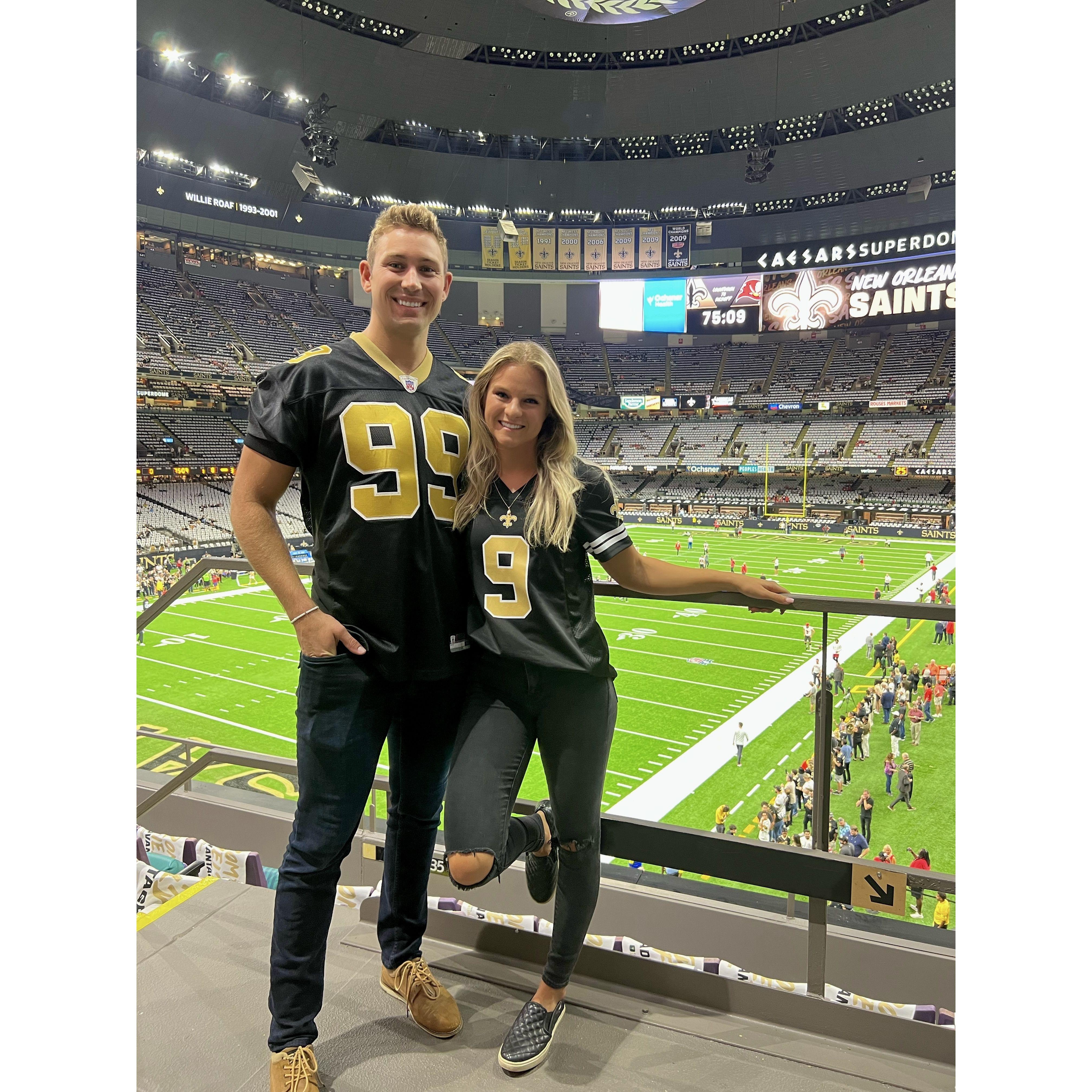 New Orleans Saints football game