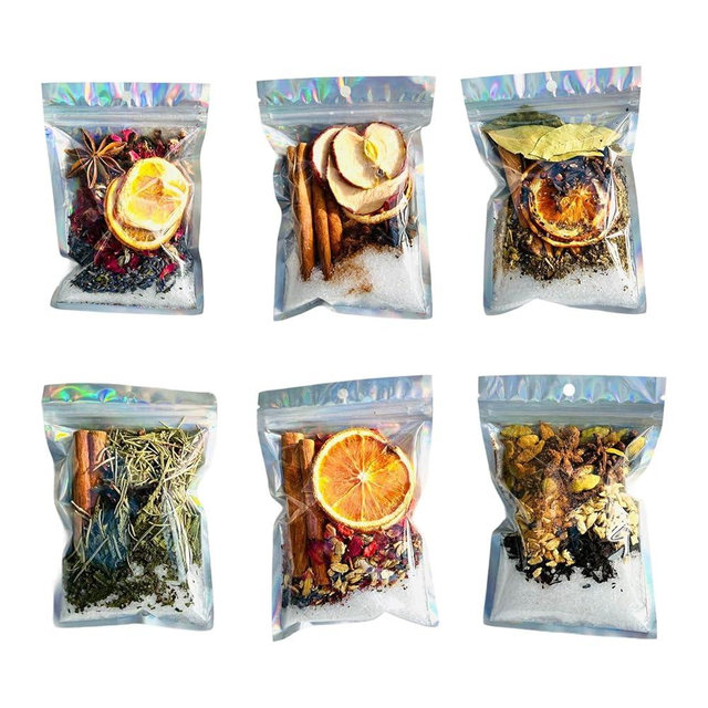 Intention Simmer Pot Blends, Reiki-Infused Simmer Pot Mix for Stove Potpourri, for Home Fragrance, Manifestation, and Energy Cleansing, Unique Mindfulness & Spiritual Gift Idea (6 PCS)
