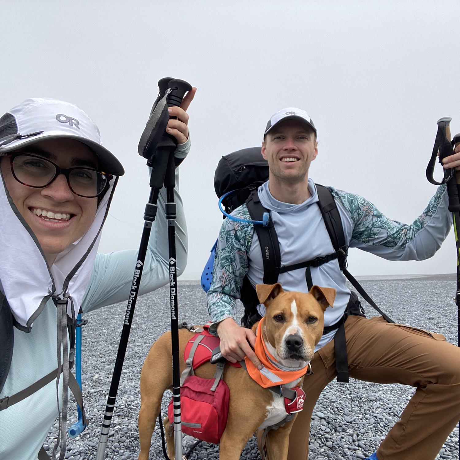 We just finished a 4 day backpacking trip on the Lost Coast Trail. Laura saw her first rattlesnake on this trip!