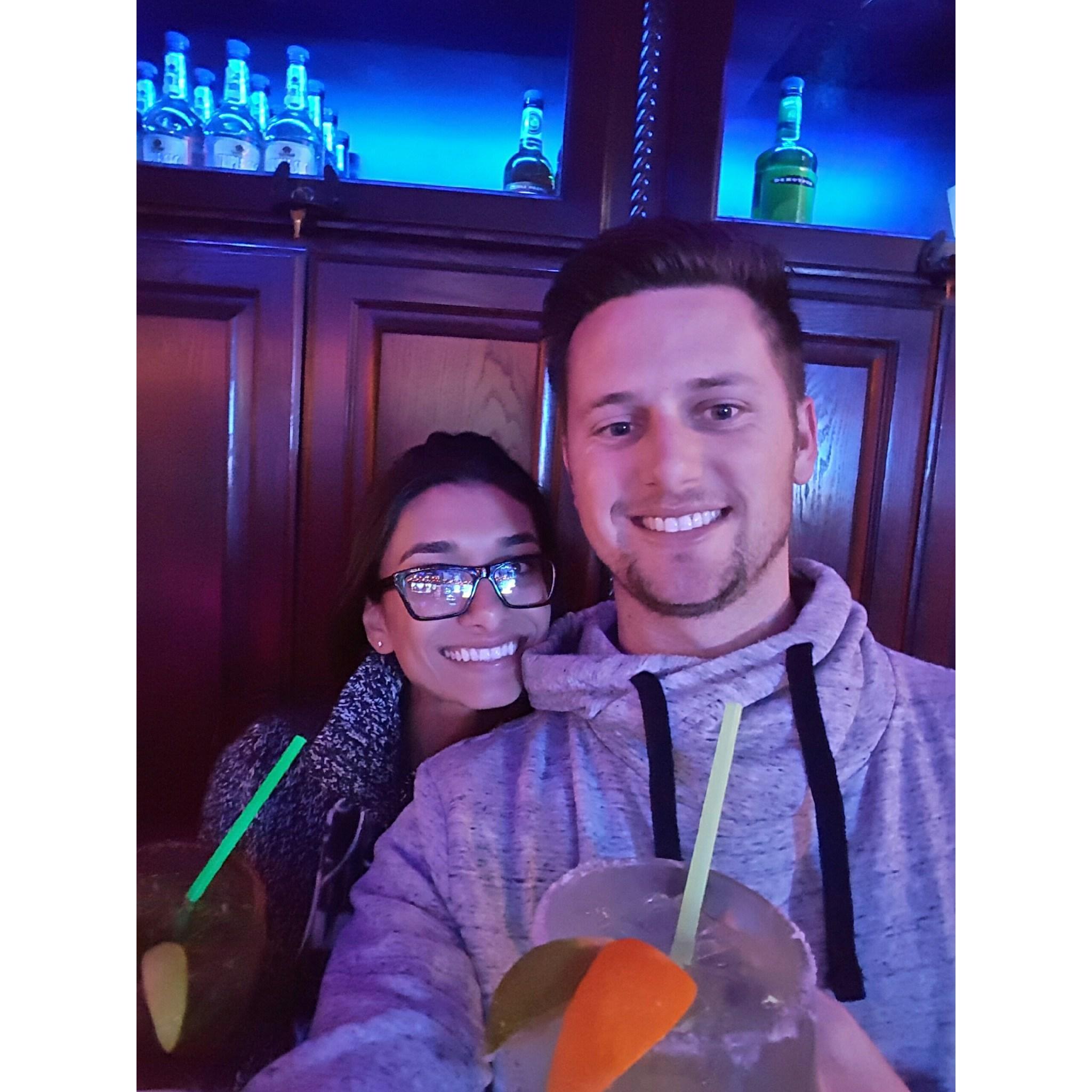 At our secret Margarita and Guac spot!