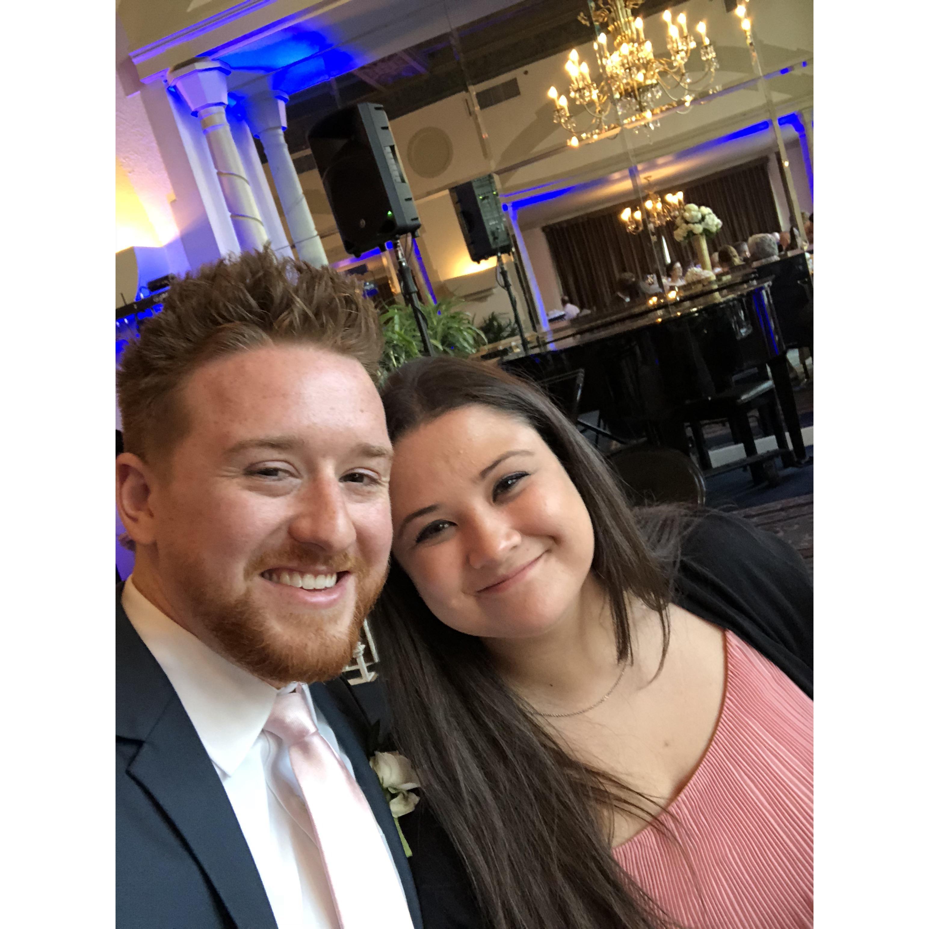 Cheesin' at a Walsh Wedding