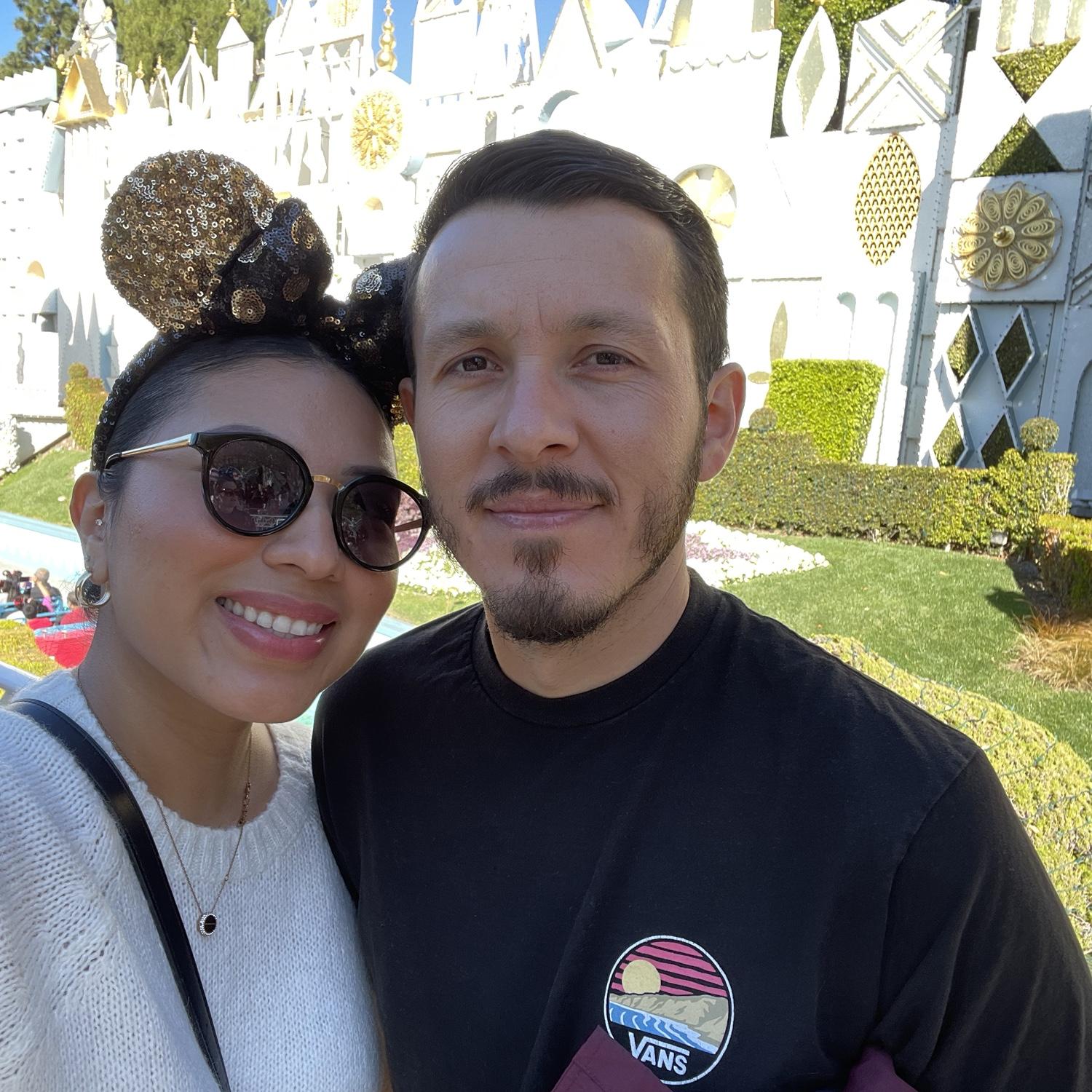 At the happiest place on earth!