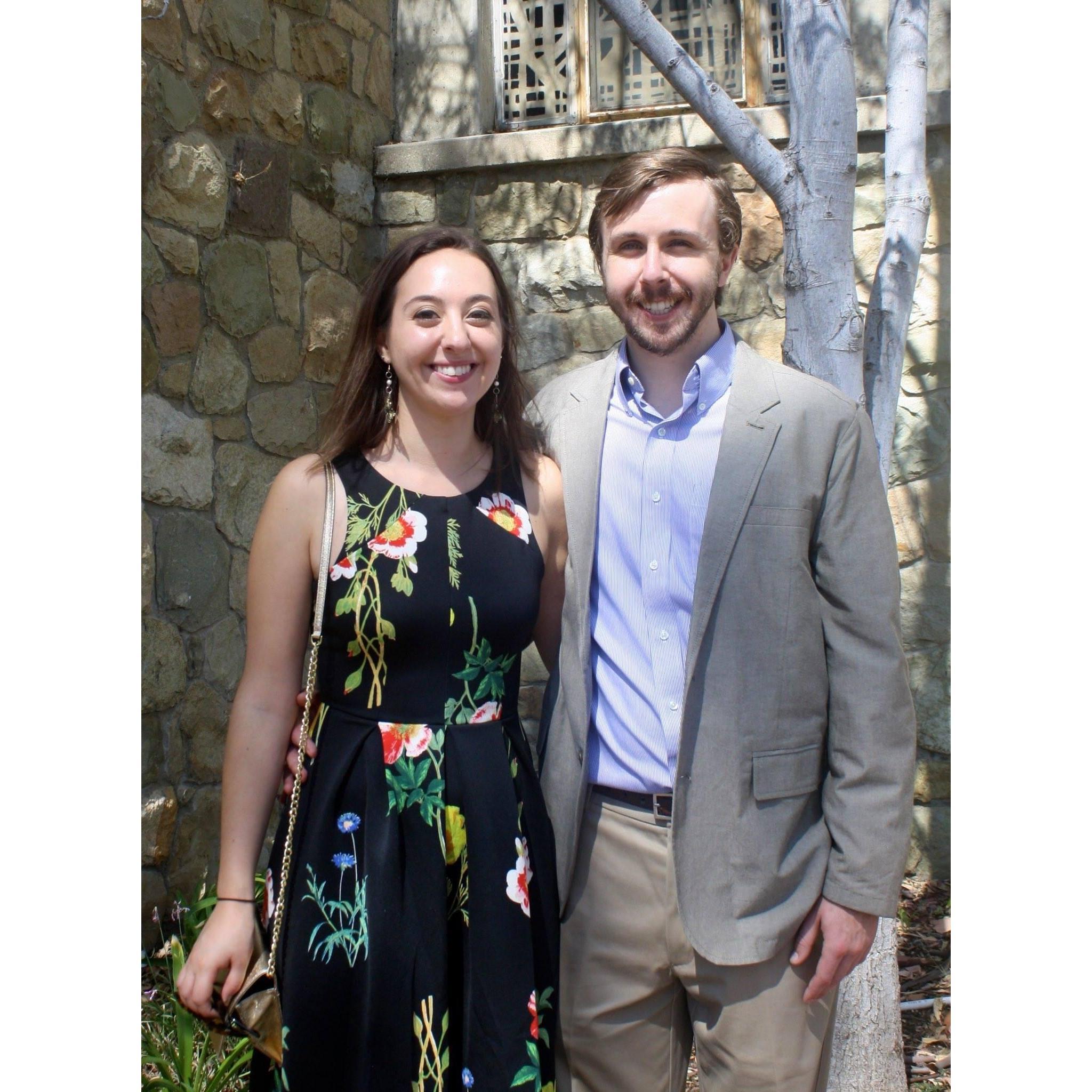 At Hanna & Jesse's wedding, 2016