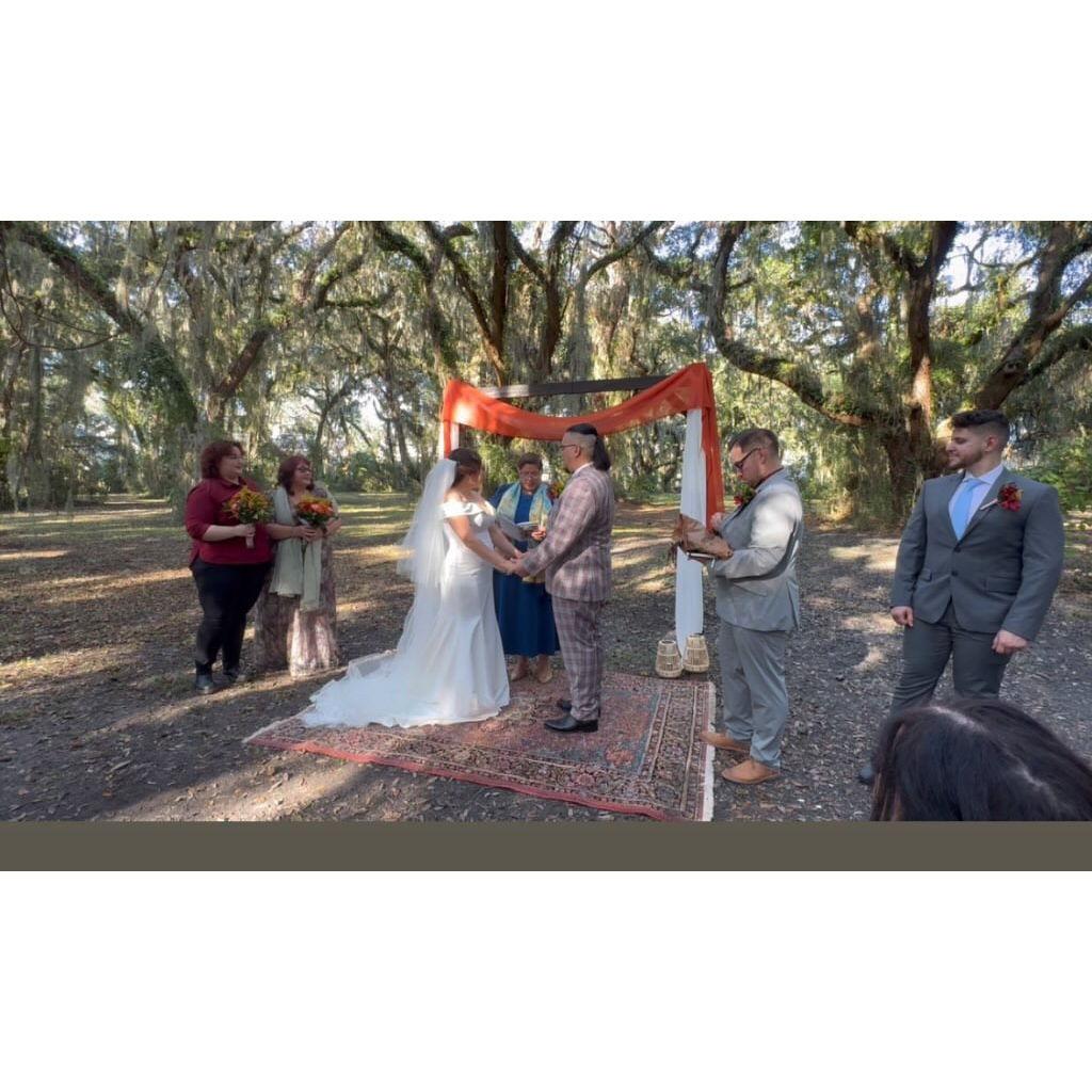Surrounded by love in an oak grove two days after Hurricane Milton. We did it!