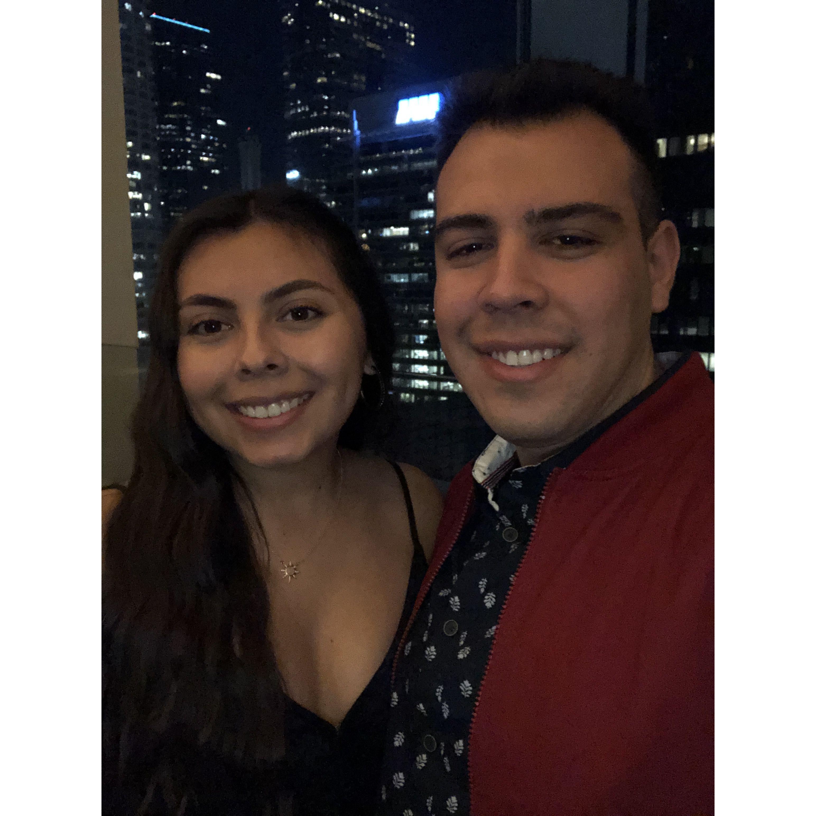 March 2020 | Our one year anniversary dinner!