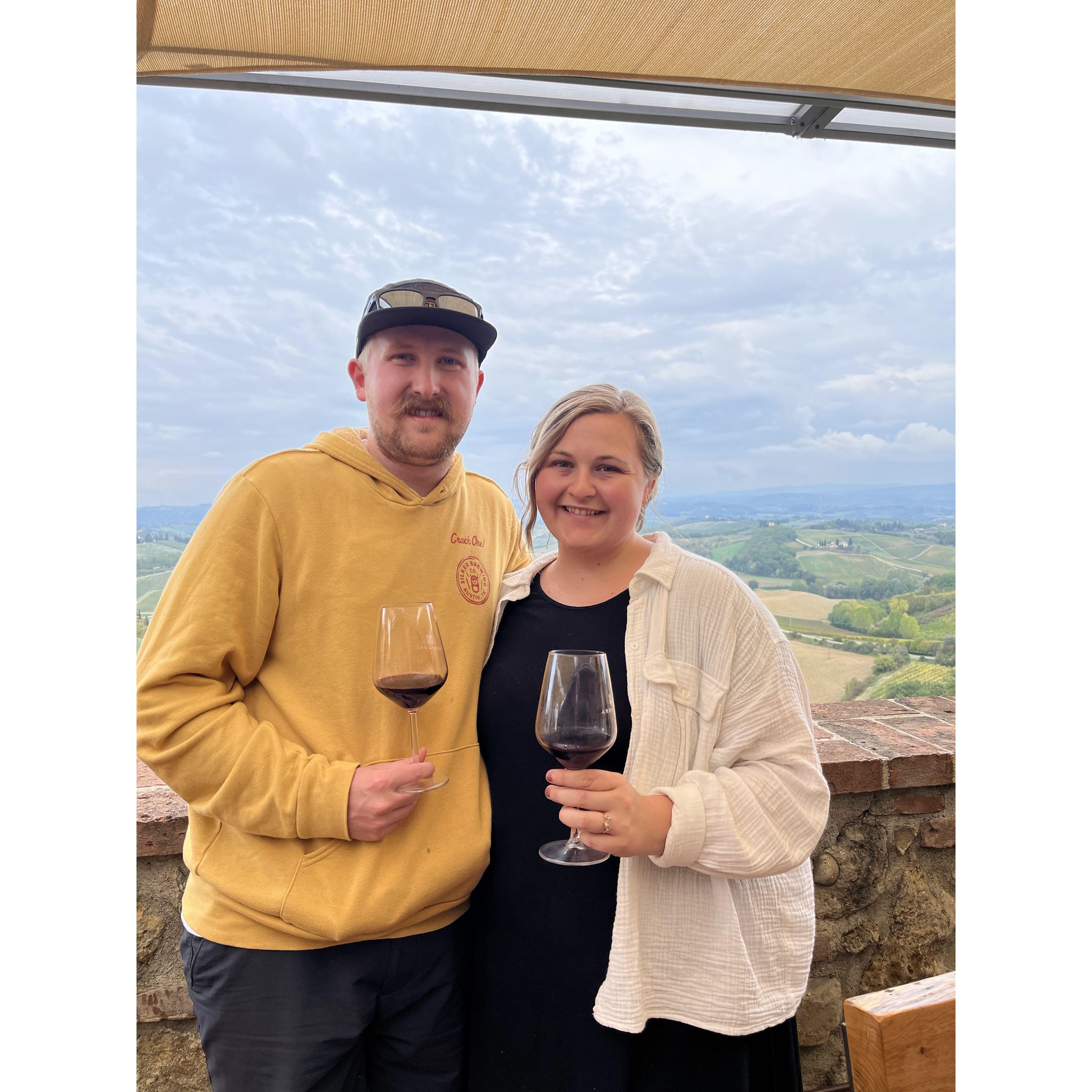 Wine tasting in Italy