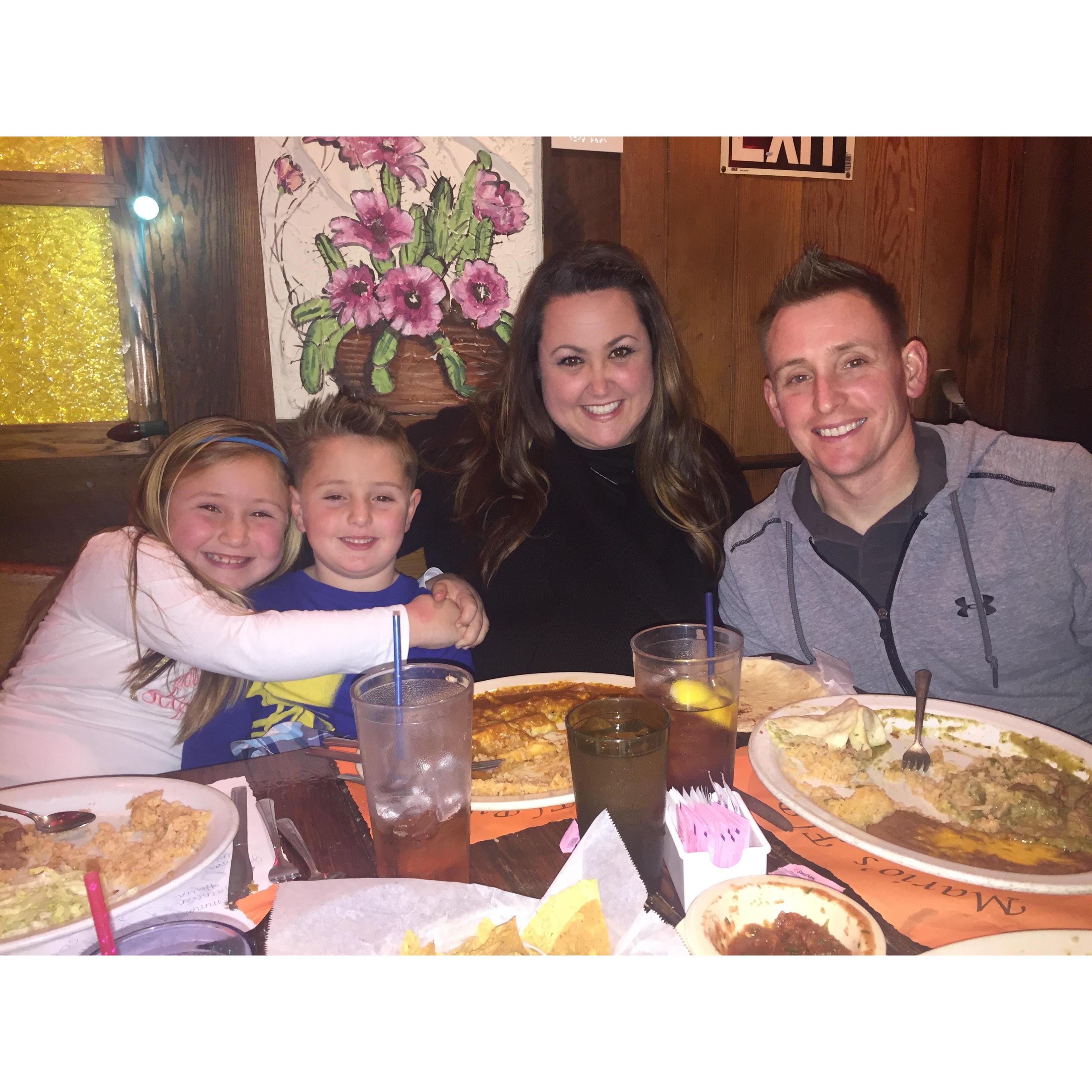 January 2017 - Jacob's Birthday dinner at El Burro