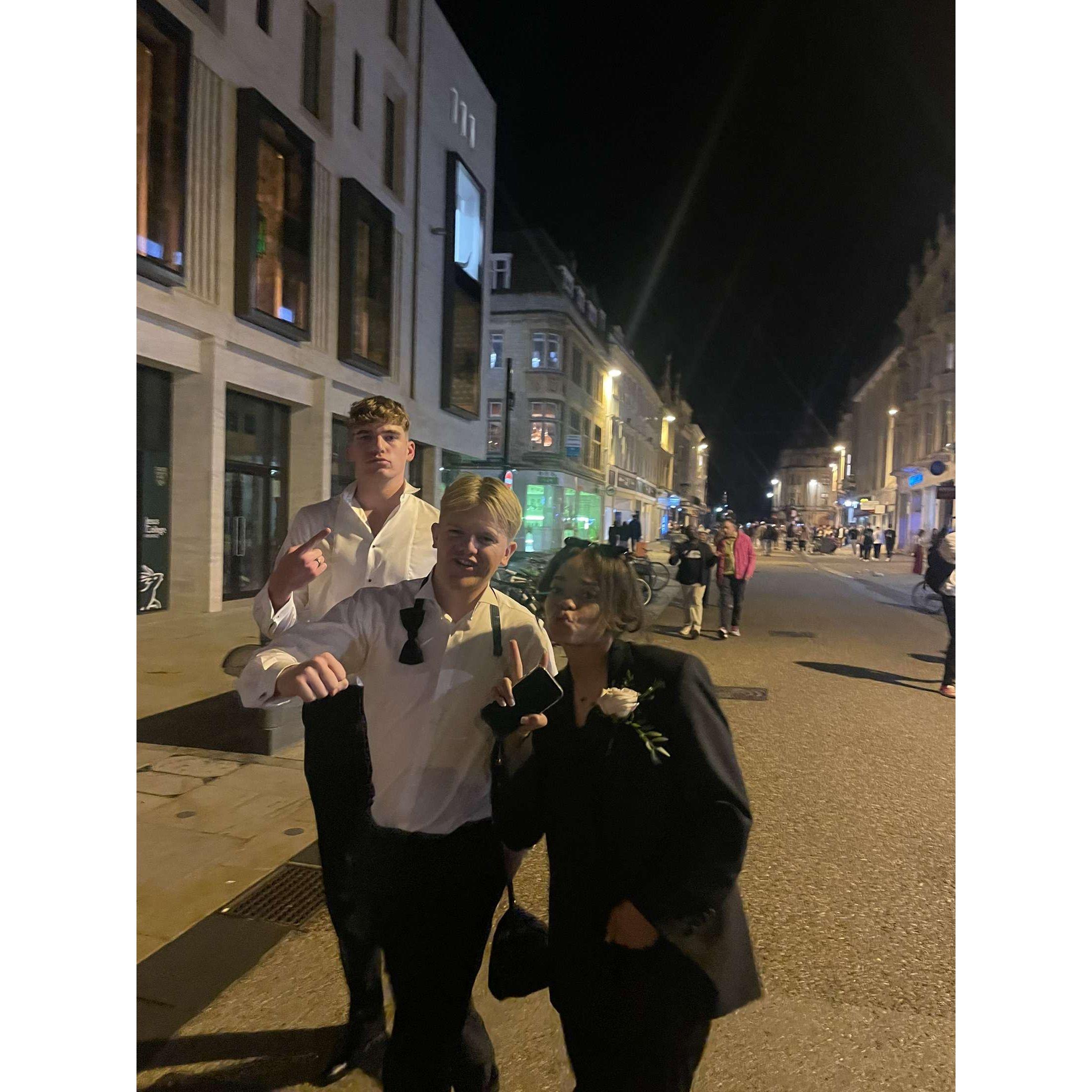 After Ollie's sisters wedding in October