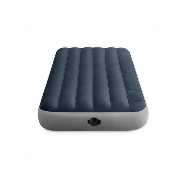 Intex Premium Durabeam 10" Twin Air Mattress with Internal (AA)Battery Pump