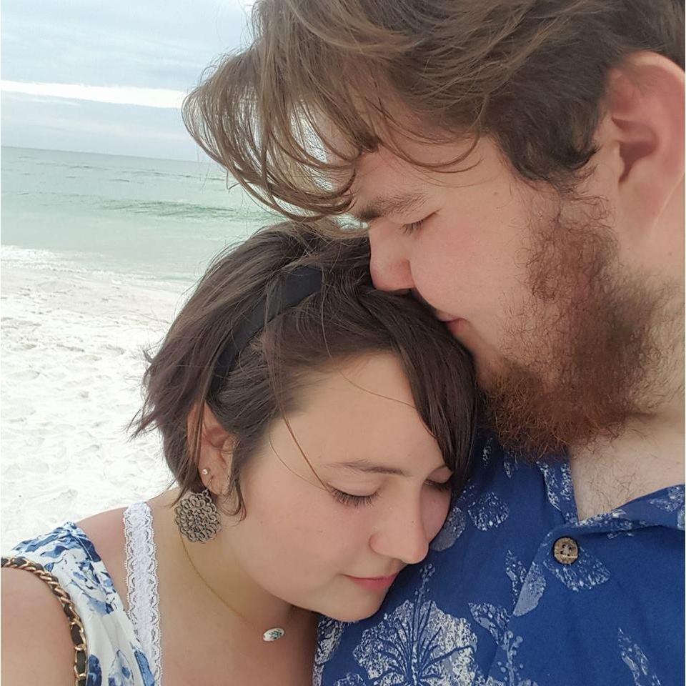 Our first vacation together, we went with Collin's family to Florida!