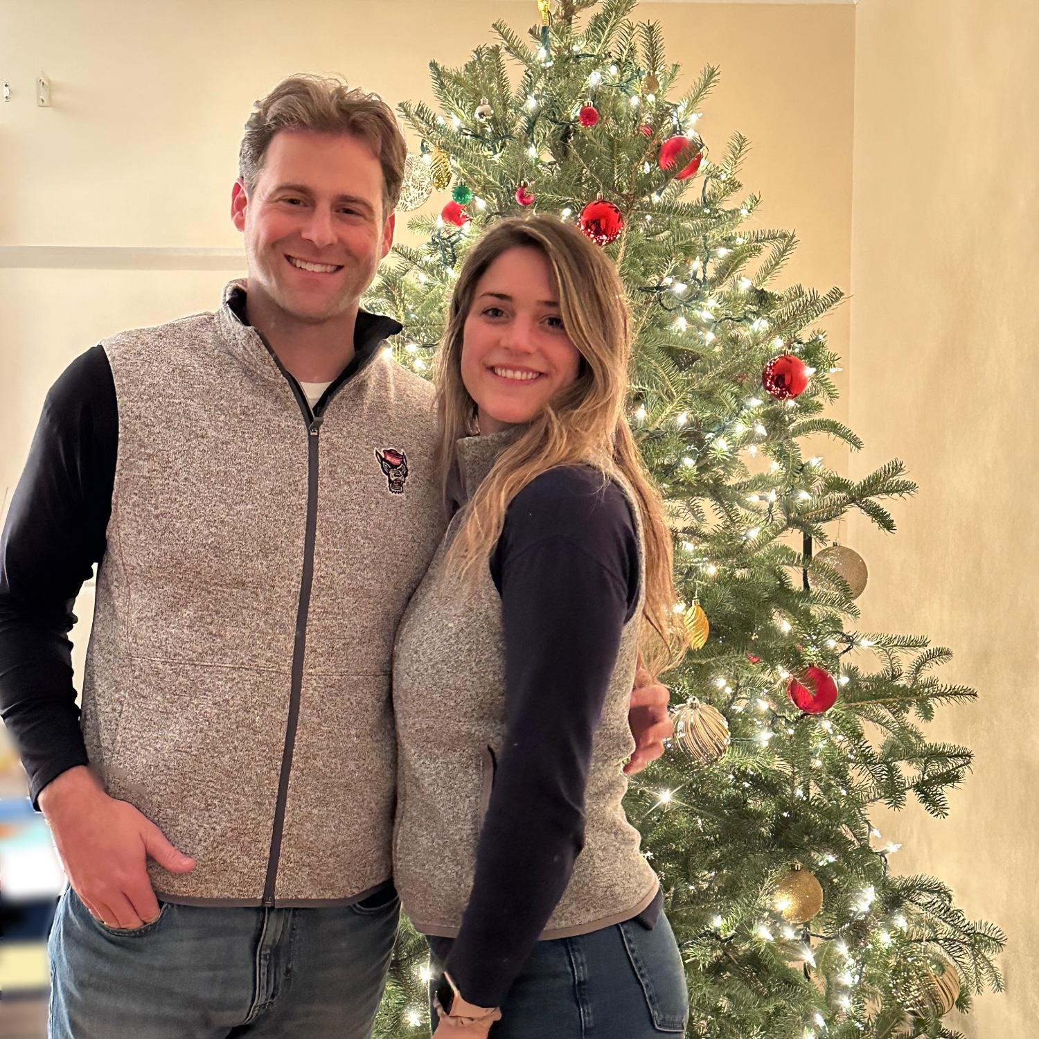 Our first Christmas together.