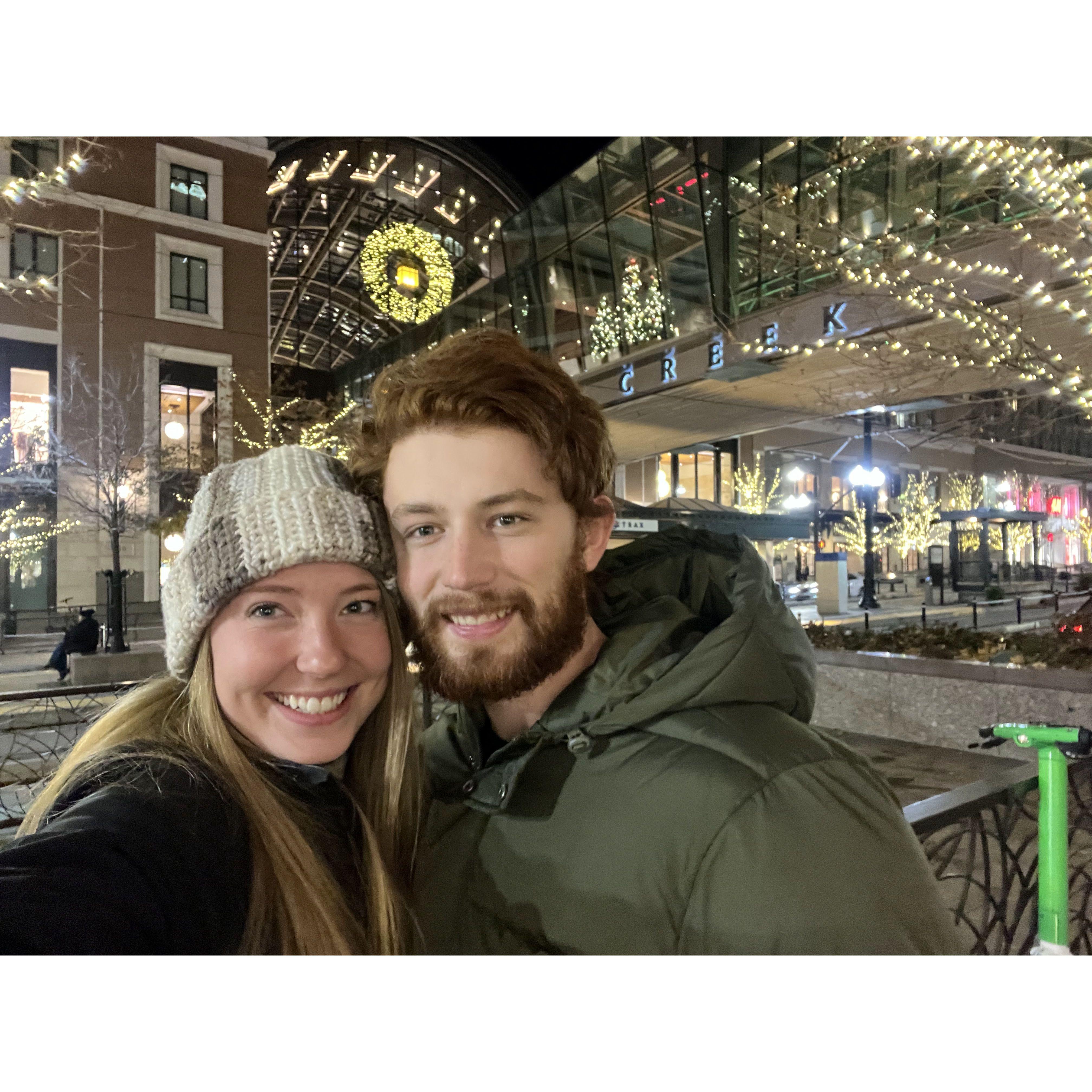 Christmas lights in Salt Lake