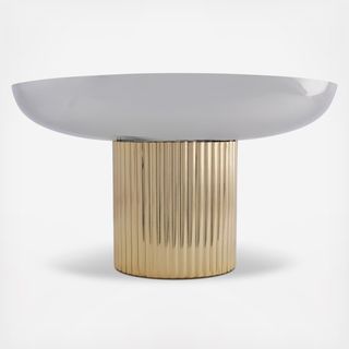 Guilded Round Serving Platter