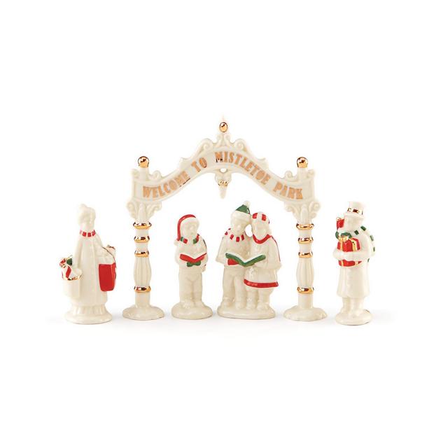 Lenox Mistletoe Park 5-Piece Figurine Set