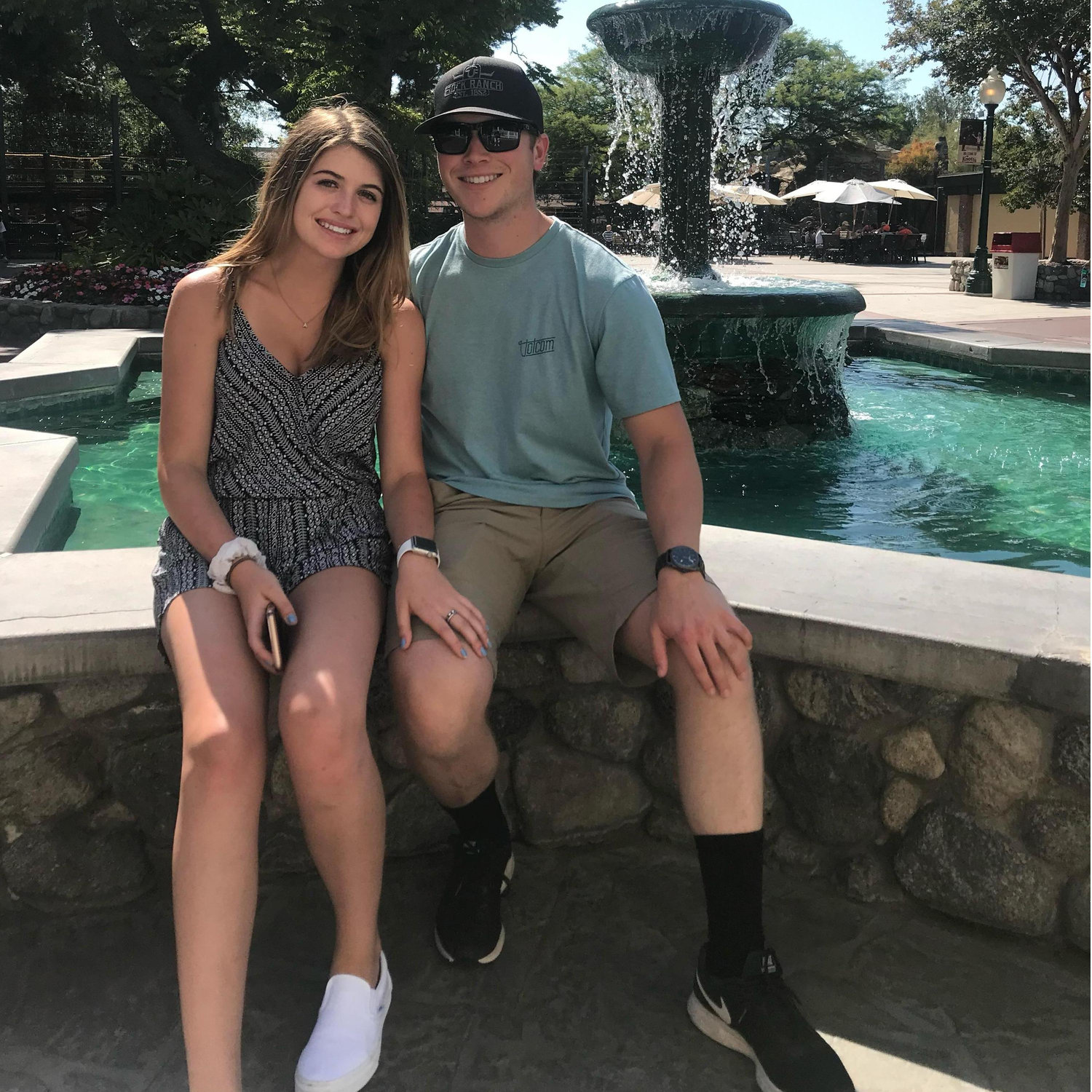 July 22, 2019. Our one-year anniversary! We spent the day at Knotts Berry Farm in LB with my best friend (and MOH) Marissa and her boyfriend Jared.