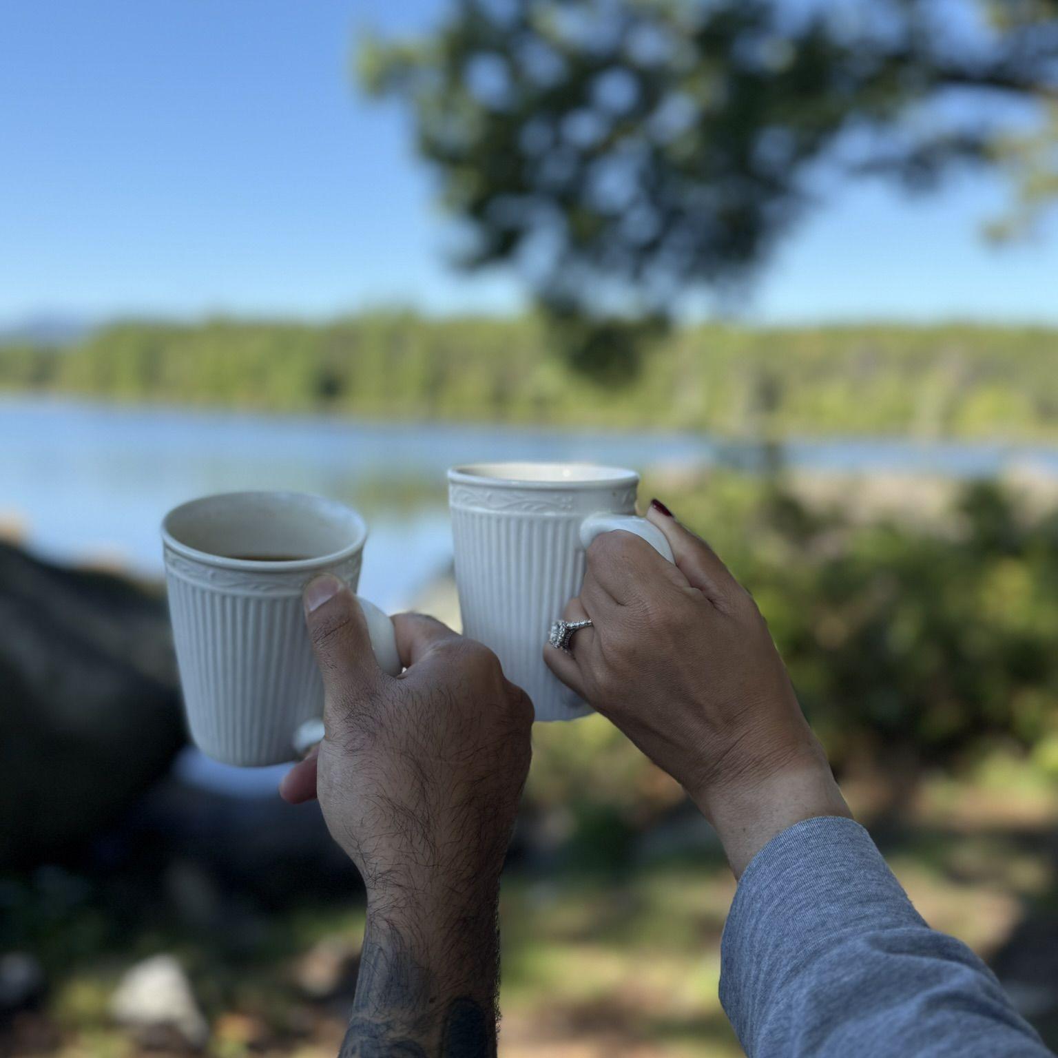 Glamping with no cell service!