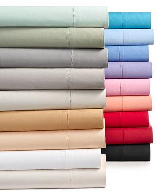 Charter Club Damask Solid 550 Thread Count 100% Cotton 4-Pc. Sheet Set, King, Created for Macy's