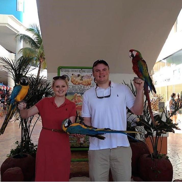 Meeting the local birds while on a trip to Cozumel, Mexico.
