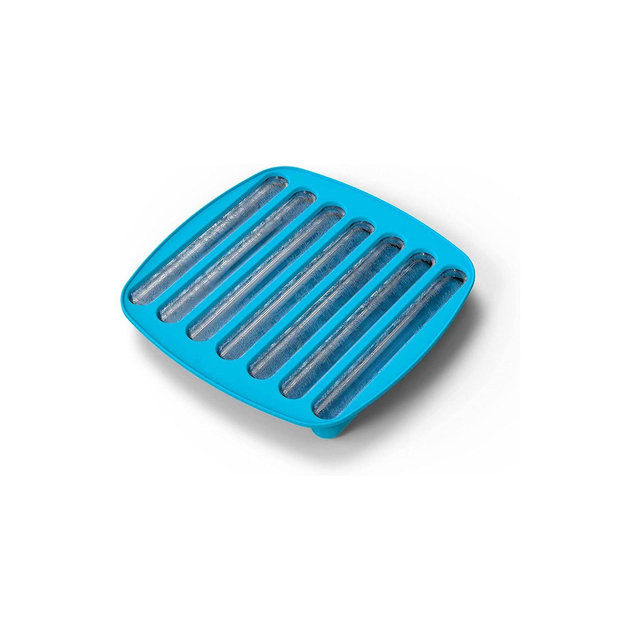 Cheer Collection Silicone Mold Ice Stick Tray, Blue