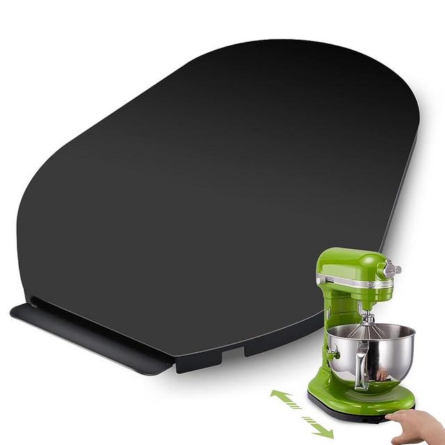 Mixer Sliding Tray for KitchenAid 5-8 Qt Bowl Lift Stand Mixer - Metal Rolling Tray Kitchen Countertop Appliance Slider Storage Moving Caddy with Wheel for KitchenAid 5-8 Qt Stand Mixer