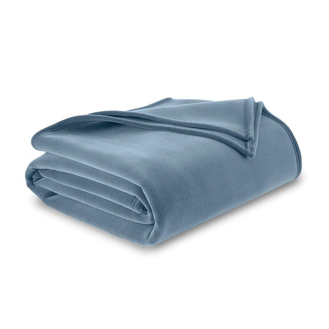 WestPoint Home Vellux Nylon Blanket Color: Wedgewood Blue, Size: King