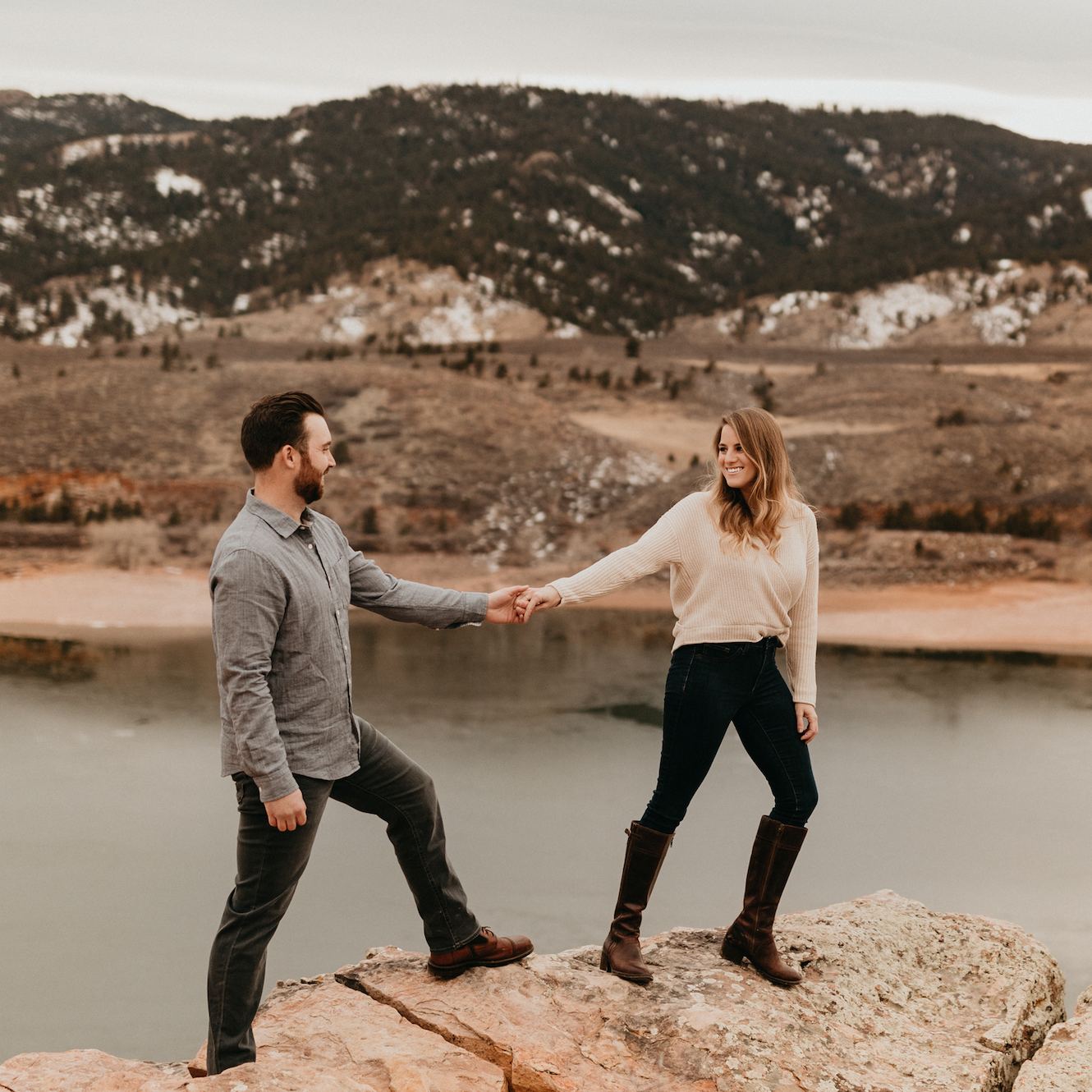 Engagement photos in Fort Collins ~ Jessica Cooke Photography