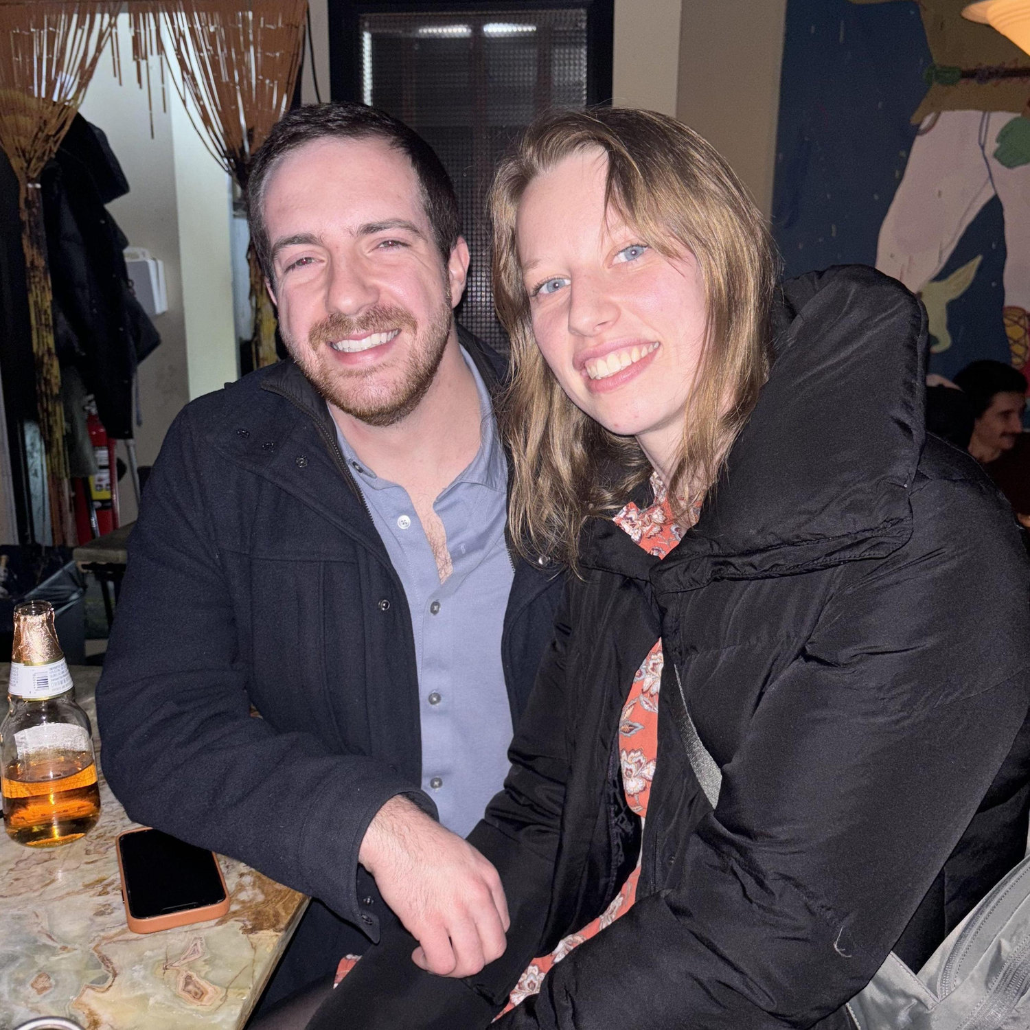Our first photo together!