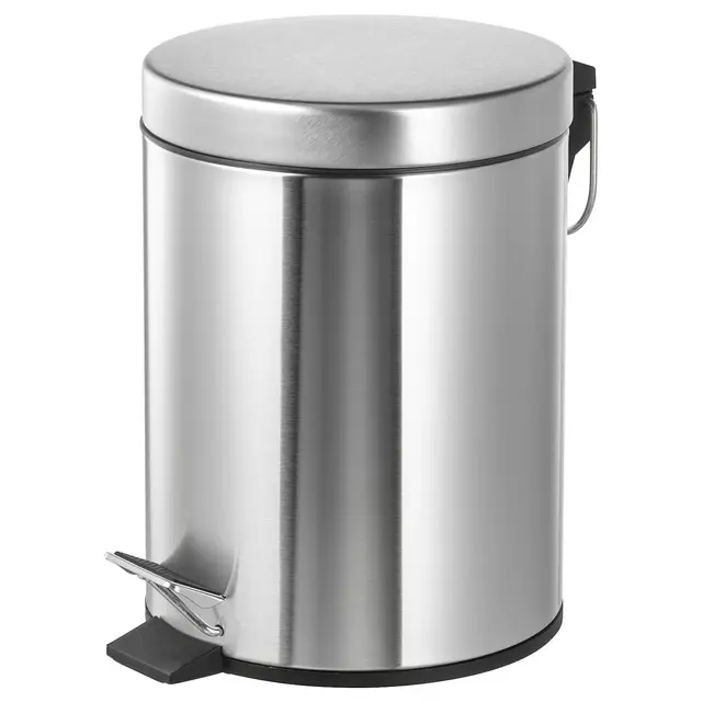 STRAPATSPedal bin, stainless steel1 gallon
