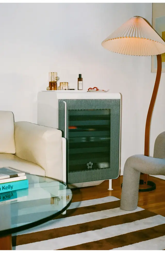 Rocco Super Smart Beverage Fridge in White