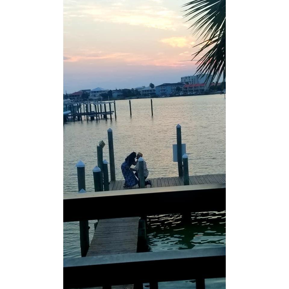 June 4, 2018 - The evening he proposed and I said, "YES!"