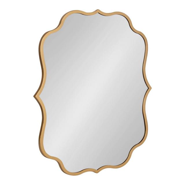 24" x 30" Higby Framed Wall Mirror Gold - Kate & Laurel All Things Decor